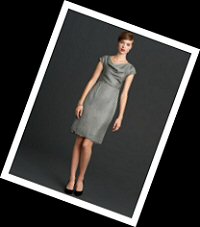 Banana Republic Mad Men lace tipped dress